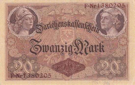 20 Mark Serie F 1914